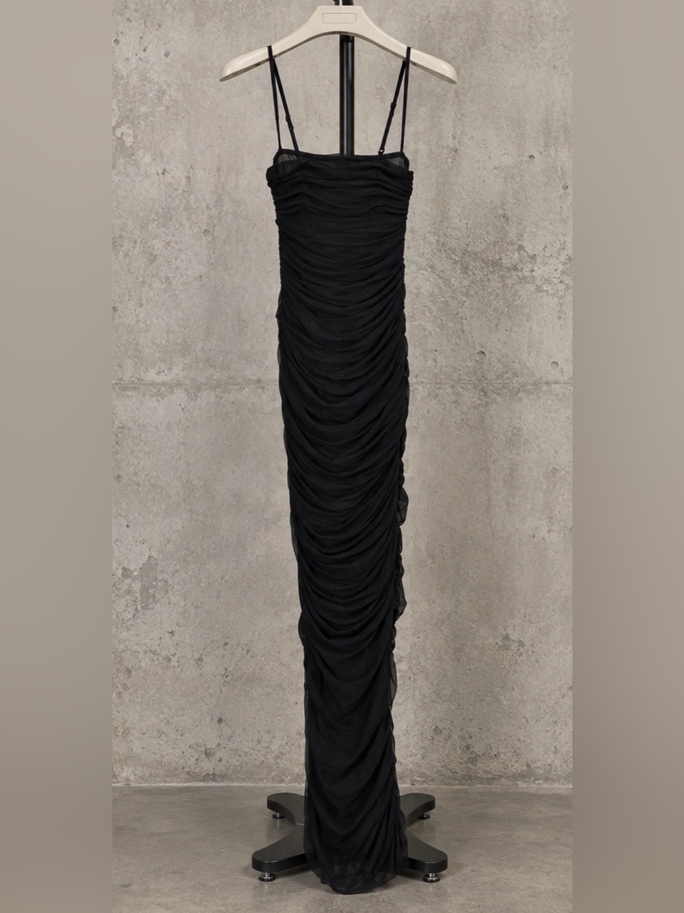 HOUSE OF CB 'Fornarina' Black GatheredStretchMeshMaxiDress/Size S-US 4-6 $239 - Picture 10 of 12